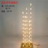 Nuevos accesorios de boda, candelabro de cristal acrílico de cinco cabezas, candelabro de camino, decoración de ventana, candelabro de camino alto de cinco cabezas para boda