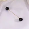 Aperto na cintura pin aperto na cintura artefato broche de pérola artificial strass fivela anti-exposição pino reto pino curvo pino atacado