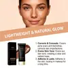 Corretivo Corporal (para tons de pele escuros) - Acabamento leve e natural que cobre imperfeições da pele, creme para modificação da pele do corpo