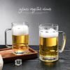 Vaso de Cerveza Engrosado al por Mayor Vaso de Cerveza de Barril Vaso de Piña Simple Tamaño Grande con Asa Gran Capacidad Vaso para Beber Agua en Casa