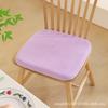 Cojín Super Suave de Terciopelo de Cristal con Espuma Viscoelástica Cojín para Silla de Oficina Cojín para Taburete Cojín Sedentario Cómodo Suave Rebote Lento Cuatro Estaciones