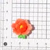 Acessórios de resina com flores artificiais para DIY, charms de sapato com cola creme feitos à mão, presilhas de cabelo, acessórios de cabelo e materiais de decoração para carro