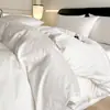 Juego de Ropa de Cama Jacquard de Lujo Ligero Clase A de Algodón Puro de Cuatro Piezas Sábana Funda Nórdica 60s Satén Algodón de Fibra Larga Ropa de Cama 100% Algodón