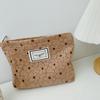 Bolsa de cosméticos, bolsa de viaje portátil, bolsa de lavado, bolsa de tela, bolsa de almacenamiento, bolsa japonesa de gran capacidad, moda simple, bolso de mano con cremallera