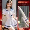 Lencería Sexy, Atuendo de Estudiante Puro Deseo, Uniforme Sexy, Cosplay Tentador, Traje de Marinero Coqueto, Atuendo Escolar Sin Quitar