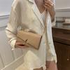 Moda Texturizada Vintage Pequena Bolsa 2024 Nova Bolsa Feminina Verão Popular Crossbody Bolsa Elegante Flip Cover Ombro Pequeno Quadrado Bolsa