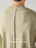 Comodidad IlimitadaLujo Ligero Peso Pesado 220g Agradable a la Piel Algodón Peinado Camiseta de Manga Larga para Hombre, Uso Casual y para el Trabajo