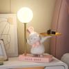 Decoración de Conejo Lindo Sala de Estar Dormitorio Mesita de Noche Bandeja de Almacenamiento de Escritorio Creativa para Regalo de Cumpleaños de Novias