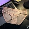 Nuevas Braguitas Sexy de Encaje de Malla para Mujer con Tirantes Delgados, Diseño Hueco Cruzado, Alta Elasticidad, Braguitas de Cintura Baja para Mujer 1318