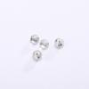 Joyería Yuanfan s925 plata esterlina accesorios para aretes con tope de oreja moda simple plata tapones para los oídos accesorios fabricantes mayoreo