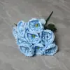 9 Peônias de Austin Decoração de Jardim para Casamento Enfeites Decoração de Interiores Flores Artificiais Adereços para Fotografia Flores Artificiais