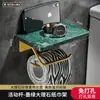 Porta-lenços de Mármore Elegante e Simples para Banheiro e Vaso Sanitário Rack de Armazenamento para Parede do Banheiro Fácil de Instalar Sem Perfuração