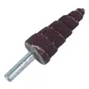 Roda de pano abrasiva lixa cabeça de retificação com cabo roda de retificação polimento de cem pás roda de retificação de mil pás Torre cônica redonda roda de areia pequena