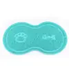Tapete de Comida para Pet Tapete Higiênico para Gatos Tapete para Patas de Gato Tapete para Esfregar as Patas do Gato Tapete para Caixa de Areia Tapete Antiderrapante com Pegadas PVC Tapete para Banheiro de Gato