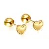 Pendientes de botón adorables de venta caliente transfronteriza para niñas estilo europeo y americano joyería simple estilo medio antiguo pendientes de botón de diamante combinables transfronterizos para mujeres