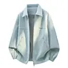 Chaqueta de cuero de solapa retro de moda para hombre, otoño e invierno 2026, chaqueta de cuero holgada estilo americano, prenda exterior versátil y elegante de alta costura para hombre