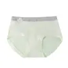 Algodón Puro Algodón de Color Natural 10A Antibacteriano Entrepierna Extendida Ropa Interior para Mujer Suave y Ceroso Amigable con la Piel Transpirable Bragas Dulces