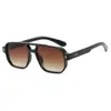 Gafas de Sol Kedun de Doble Puente y Montura Pequeña Poligonales Estilo Europeo y Americano Retro Casual Tendencia para Conducir