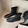 Nueva Versión de Piel de Vaca con Aumento Oculto de Altura de 3 cm~ Botas Elásticas Ajustadas con Cremallera Lateral Estilo Primavera y Otoño Botines Cortos de Cuero Genuino para Mujer Botas Martin
