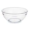 Tigela de Salada Transparente de Fábrica Tigela Transparente para Restaurante Comercial Copo para Lavar as Mãos Tigela de Chá Tigela Especial para Pó de Gelo Plástico Hotel Anti-queda