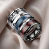 Amazon Explosiones Transfronterizas Anillo de Dragón de Acero Inoxidable Personalidad Nicho Hip Hop Anillo para Hombre Joyería de Acero de Titanio