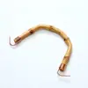 Alça para chaleira com alça conjunto de chá acessórios bambu manual de mão alça única raiz de bambu fio de cobre trançado à mão estilo japonês alça de chaleira