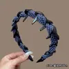 Diadema Melard pequeña estilo Chanel de copa alta para mujer, diadema elegante retro para uso diario que hace que la cara se vea más pequeña, accesorio para el cabello