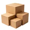 Cajas cuadradas de cartón para embalaje de logística exprés de comercio electrónico, súper resistentes y a prueba de impactos, en stock