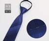 Corbata Negra de Fábrica para Hombre a Rayas Azul Corbata de Negocios Nudo para Gente Floja Corbata con Cremallera sin Nudo en stock Venta al por Mayor