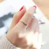 Anillo de Espina para Mujer Simple Personalizado Diseño de Nicho Anillo Ajustable para Dedo Índice Anillo de Verano para Estudiantes Regalo de Tanabata
