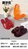 Nuevas Chanclas de Tacón Medio con Cristales para Mujer, Chanclas de Cuña Transparentes de Plástico, Chanclas Antideslizantes para Baño, Chanclas de Baño para Mamá