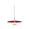 Luminária pendente minimalista italiana de aço inoxidável para quarto, com cabeça prateada e holofote inteligente, compatível com o aplicativo Mi Home, livre de liga metálica