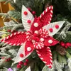 Flores Decorativas de Natal Atacado 26cm Decorações em Várias Cores Fabricante Flores Decorativas de Natal Personalizadas
