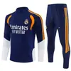 2627 Conjunto de Treino Infantil Atlético de Madrid Outono Inverno Inter de Milão Conjunto de Treino Miami Conjunto de Treino Real Madrid Infantil Manga Longa