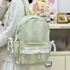 Mochila de Encaje Delicada Estilo Coreano Ins Hada Nueva para Estudiantes de Secundaria, Bolso Escolar de Alto Valor, Mochila de Viaje