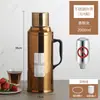 Tetera, Botella de Agua Caliente, Termo Doméstico de Acero Inoxidable, Termo para Dormitorio de Estudiantes, Hervidor de Agua, Termo de Gran Capacidad, Botella para Hervir Agua
