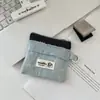 5742 Linda Niña Patchwork Portátil Multifuncional Almacenamiento de Monedas Portatarjetas Bolsa de Almacenamiento de Tarjetas Bancarias Estuche para Tarjetas Portatarjetas