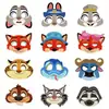 Óculos e máscaras da Patrulha Canina e Homem-Aranha em estoque transfronteiriços, máscaras de festa de desenhos animados, itens decorativos de papel para festa à fantasia