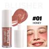 Blush Líquido Transfronteiriço Mlsmile Cor Iluminadora Maquiagem Facial Rouge Sombra para Olhos 6 Cores Creme Blush para Contorno