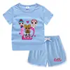 Camiseta de cuello redondo para niños de verano 2023, pantalones cortos, camisa informal coreana, camiseta interior absorbente de sudor para niños