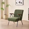 Sillón Sofá Retro Nórdico Silla de Ocio Celebridad de Internet Sofá Individual Sala de Estar Apartamento Pequeño Balcón Silla de Negociación de Segunda Mano Silla Francesa