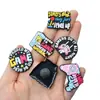 Serie de Frases para Consolas de Videojuegos Nuevas Transfronterizas Zuecos Zapatos Hebillas de Zapatos de Flores Decoraciones de Zapatos de Dibujos Animados Accesorios Listos para la Venta