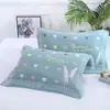 Algodón de Gasa de Alta Gama para el Hogar Par de Toallas para Almohada Cuatro Estaciones Pareja Suave Adulto Funda de Toalla Diadema para Cabeza de Almohada Toalla Individual para Almohada