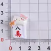 Mini Estilo Nuevo Mahjong Gato Dibujo Animado Hecho a Mano DIY Accesorios para Joyería Pegamento de Crema Resina Piezas Pequeñas Materiales Venta al por Mayor