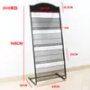 Suporte para Revistas, Suporte para Material Promocional, Expositores de Ferro de Chão, Estante para Armazenamento de Livros e Jornais, Organizador de Páginas Únicas e Coloridas, Suporte para Jornais e Revistas