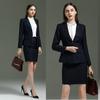 Conjunto de Traje Rayado en Stock para Mujer, Atuendo Profesional Estilo Ejecutivo, Traje de Negocios, Ropa Formal para Entrevista, Traje de Falda