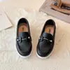 Zapatos de caminar de suela blanda para niños de primavera y otoño, mocasines para niñas, mocasines de estilo británico, zapatos casuales de cuero para niños, zapatos de estudiante