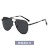 25 Nuevas Gafas de Sol Polarizadas Aviador de Doble Puente, Gafas Antivibración para Hombre que Cambian de Color, Gafas para Conducir y Pescar