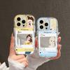 Funda de teléfono móvil Princess Elsa Adecuada para Apple 17 Iphone15Promax Espejo Crema 14/13 Dibujos Animados 12