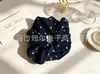 Elegante Cola de Caballo Dulce Estilo Coreano Goma para el Pelo Cuerda Floral de Gasa Scrunchie Tienda de Accesorios Fuente de Suministro Fábrica
